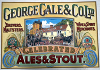 George Gale hand painted Brewery sign (Original)