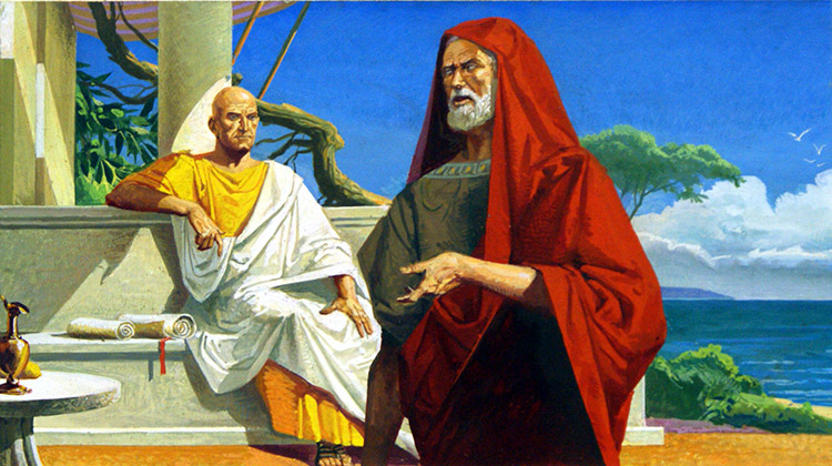 Hannibal and Scipio Africanus (Original) by Severino Baraldi Art at The Illustration Art Gallery