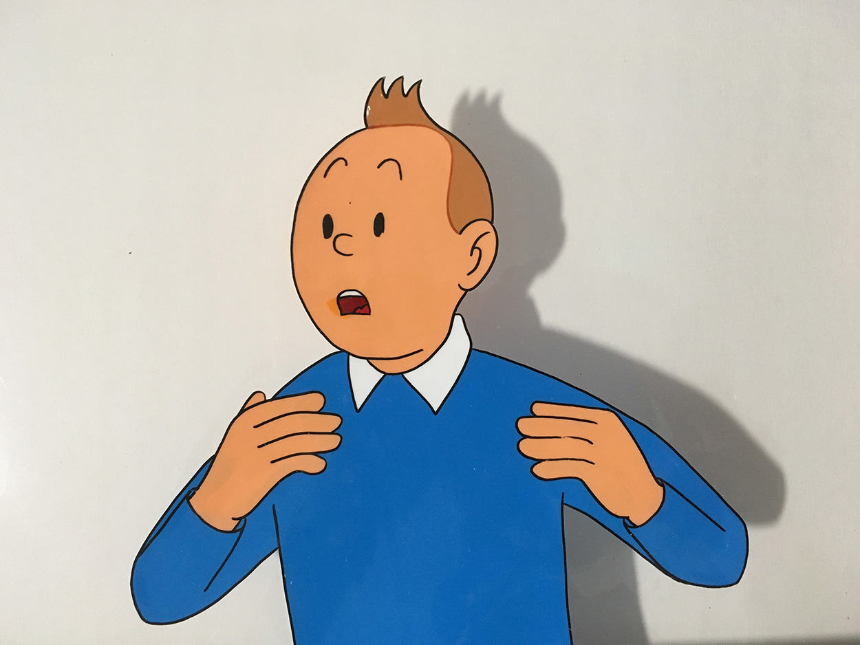 Tintin (after Herg) (Original) art by Tintin at The Illustration Art Gallery