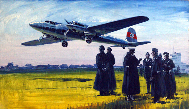 Dornier Do17 (Original) by Other Military Art (Coton) at The Illustration Art Gallery