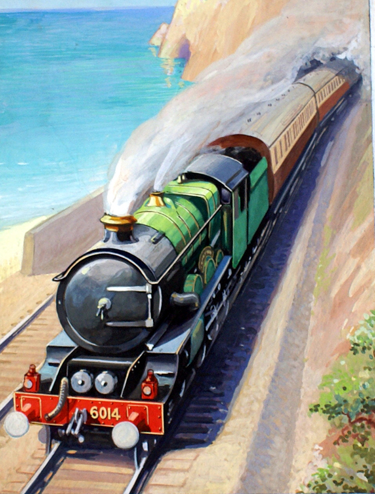 Southern Railway Dorset Coast 1950 (Original) art by Geoffrey Day at The Illustration Art Gallery