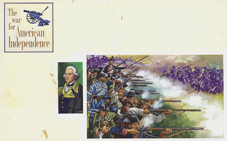 The War for American Independence (Original) (Signed) by American War of Independence (Ron Embleton) at The Illustration Art Gallery
