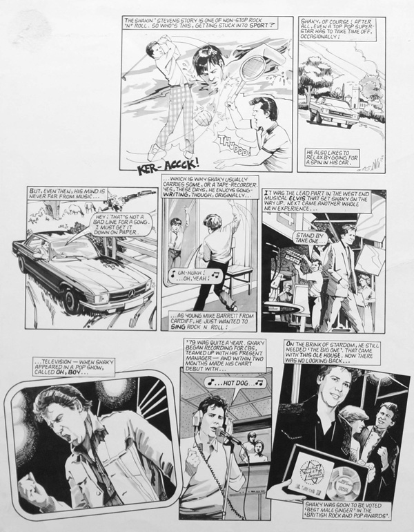 The Shakin' Stevens Story (Original) by Maureen & Gordon Gray Art at The Illustration Art Gallery