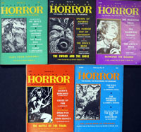 Magazine Of Horror: The Bizarre, The Frightening, The Gruesome 1969 - 70 (5 issues)