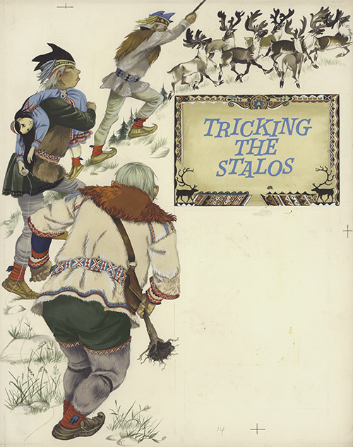 Tricking The Stalos (Original) by Janet & Anne Grahame Johnstone Art at The Illustration Art Gallery