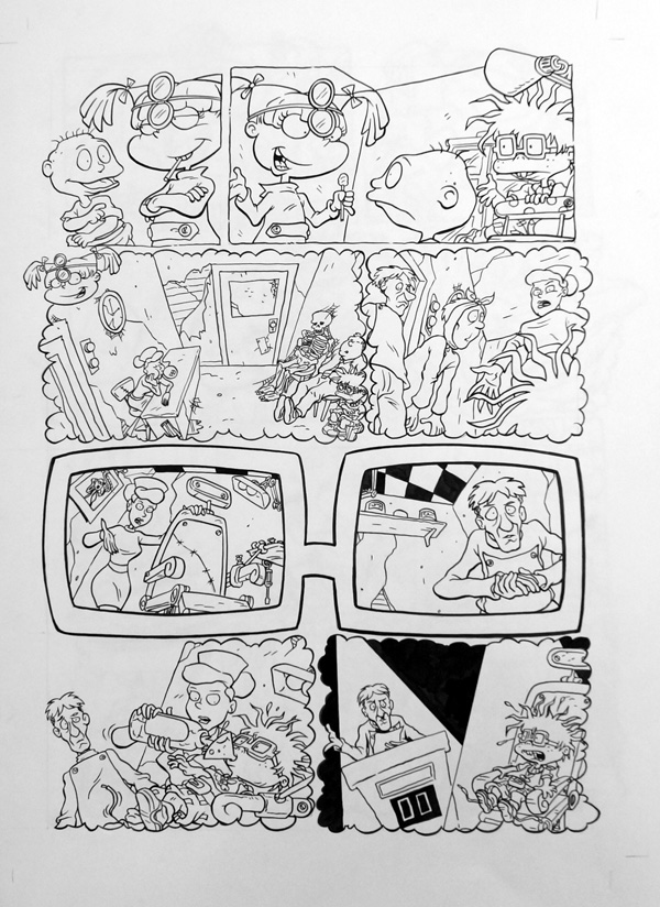 A Rugrats Adventure: Date With Dentistry page 4 (Original) (Signed) by Dave King Art at The Illustration Art Gallery