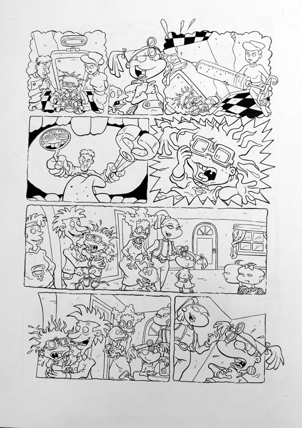 A Rugrats Adventure: Date With Dentistry page 5 (Original) (Signed) by Dave King Art at The Illustration Art Gallery