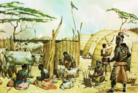 A Zulu Kraal (Original)