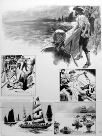 Robinson Crusoe - Instalment 9 (TWO pages) (Originals)