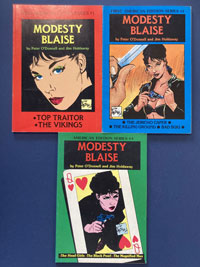 Modesty Blaise First American Edition Series #1, #3, #4