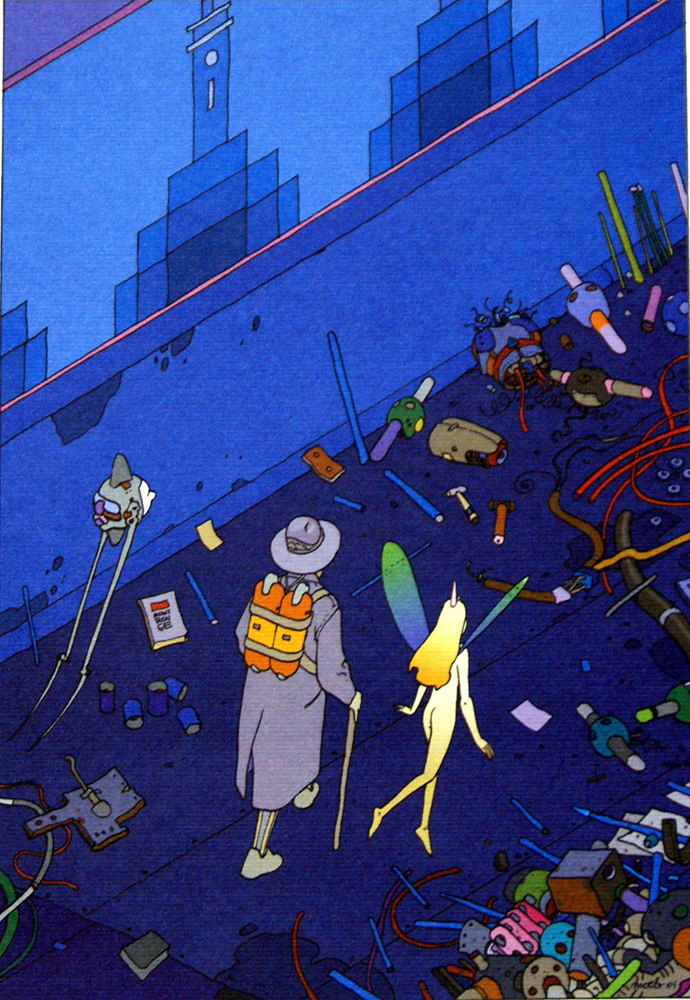 Spare Parts (Limited Edition Print) art by Moebius (Jean Giraud) Art at The Illustration Art Gallery