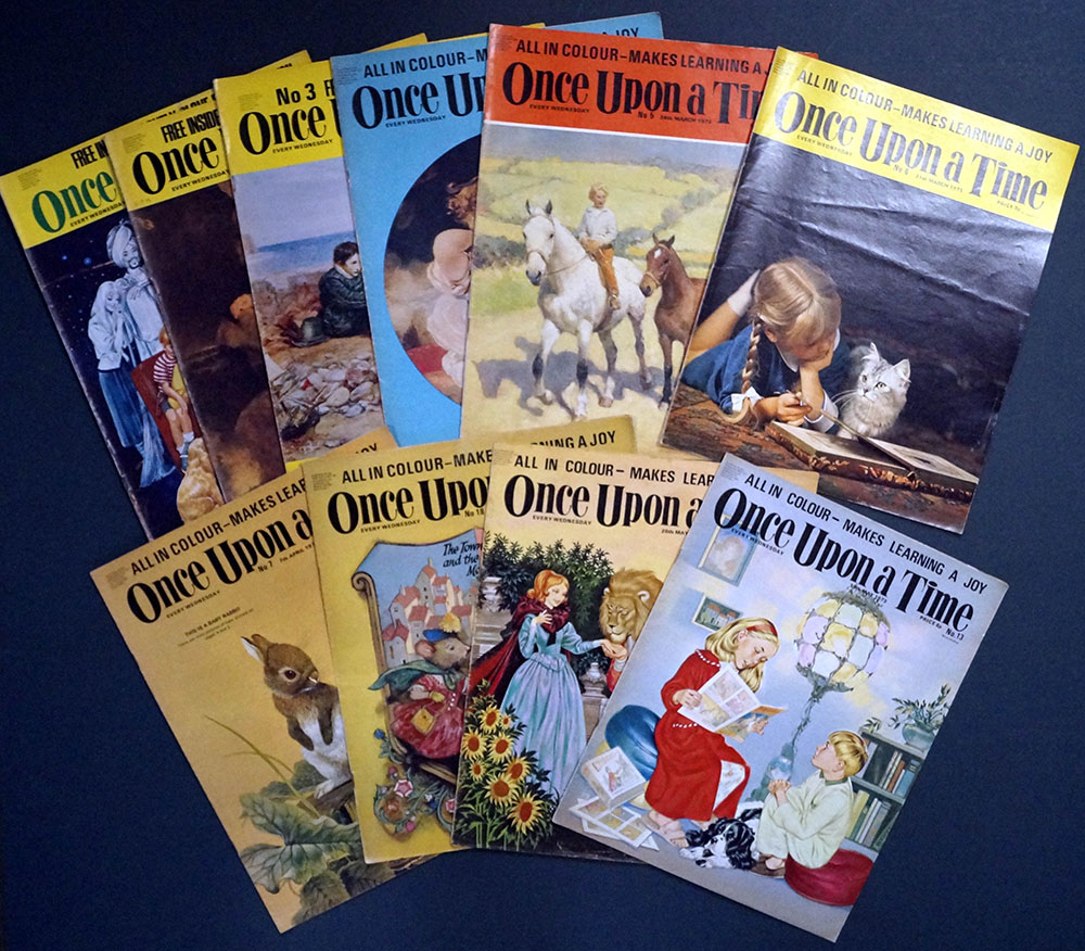 Once Upon A Time: 9 magazines from 1973 at The Book Palace