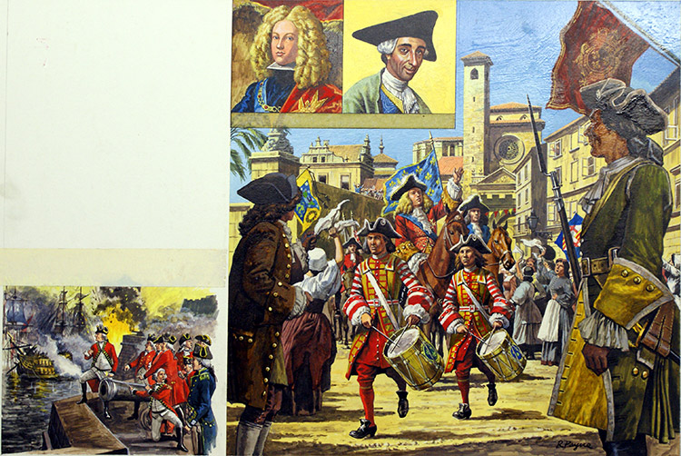 The Kings of Spain (Original) (Signed) by Roger Payne Art at The Illustration Art Gallery