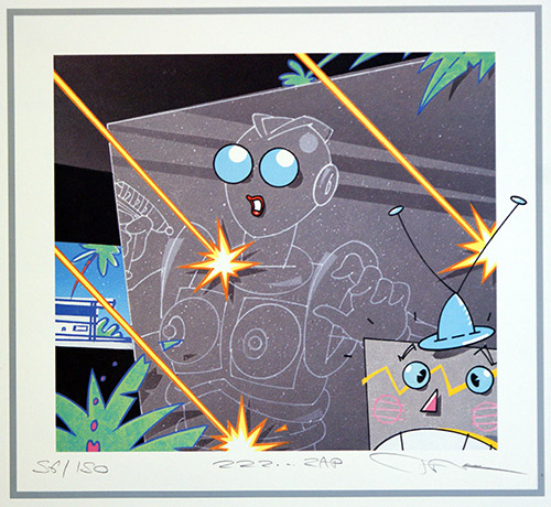ZZZap (Limited Edition Print) (Signed) by Peter Richardson Art at The Illustration Art Gallery