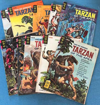 Collection of 10 Gold Key Tarzan comics at The Book Palace