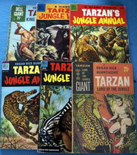 Collection of 6 Dell/Gold Key Tarzan Annual comics at The Book Palace
