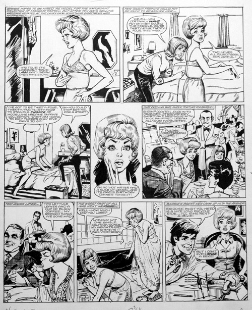 Barbie 170  (TWO PAGES) (Originals) by Graeme Thomas at The Illustration Art Gallery