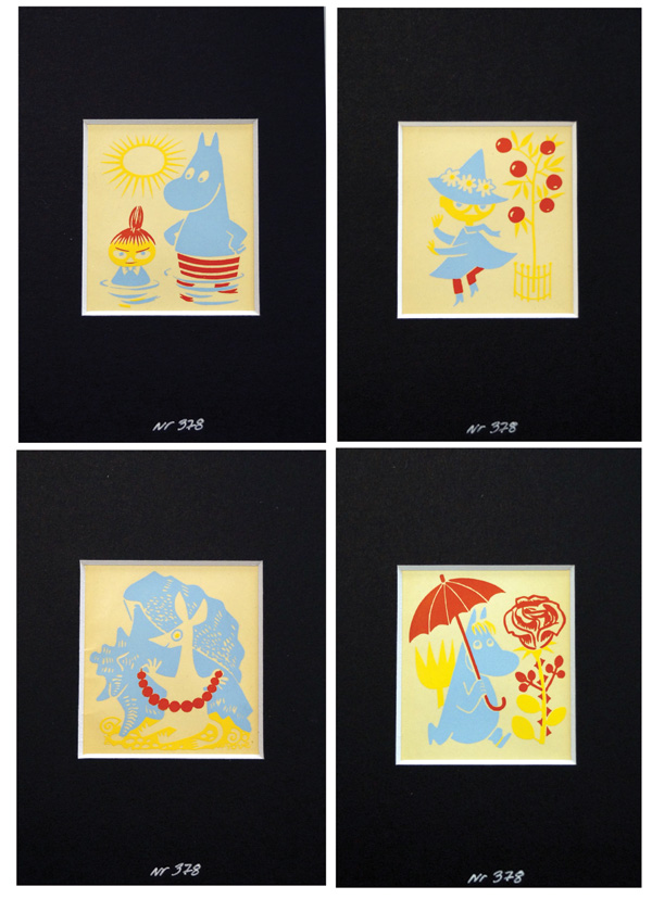 Moomin FOUR PRINT Set (1956) (Limited Edition Prints) by Tove Jansson Art at The Illustration Art Gallery