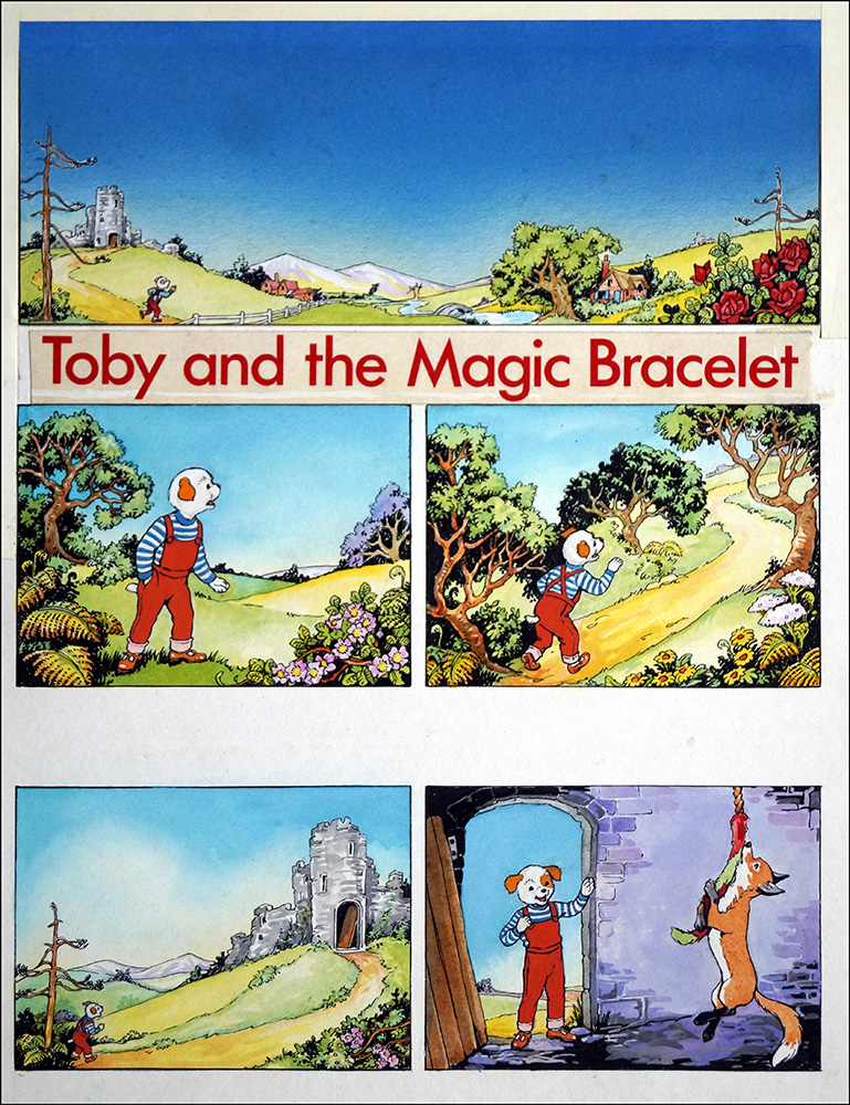 Toby and the Magic Bracelet (COMPLETE 7 PAGE STORY) (Originals) art by Doris White Art at The Illustration Art Gallery